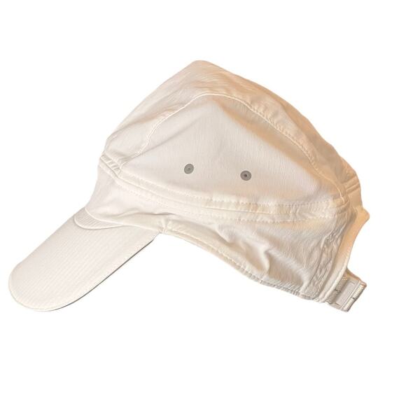 LULULEMON White Adjustable Running Hat Nylon One Size Fits All Athletic Gym Girl - Picture 4 of 8